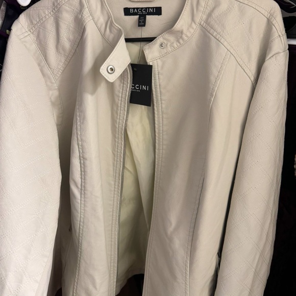 Baccini Jackets & Blazers - White jacket